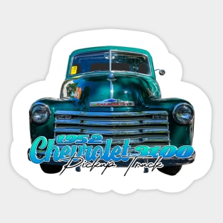 1952 Chevrolet 3100 Pickup Truck Sticker